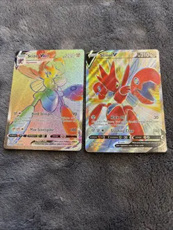 Scizor VMAX 193/189 Secret Rare Pokemon TCG Darkness Ablaze NM Plus Scizor V - Image 1