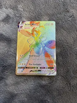 Scizor VMAX 193/189 Secret Rare Pokemon TCG Darkness Ablaze NM Plus Scizor V - Image 2