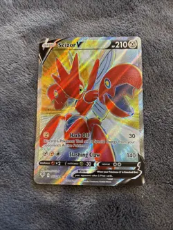 Scizor VMAX 193/189 Secret Rare Pokemon TCG Darkness Ablaze NM Plus Scizor V - Image 3