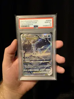 Pokemon Glaceon VSTAR GG40/GG70 - Crown Zenith Full Art 2023 - PSA 10 GEM MINT - Image 1