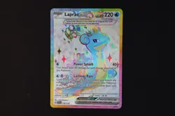 Lapras ex 158/142 Holo Shiny Pokemon Shiny TCG Card Stellar Crown NEAR MINT - Image 1