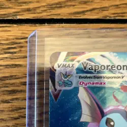 Pokemon Vaporeon VMAX Rapid Strike Promo Holo SWSH182 Sword & Shield - Image 3