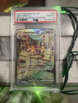 2023 POKEMON PAL EN-PALDEA EVOLVED #258 SKELEDIRGE EX PSA 10 - Image 1