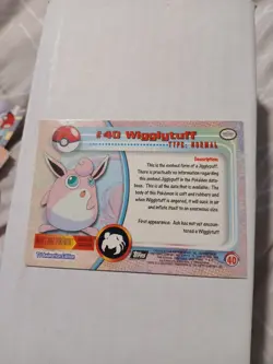 Pokemon Vintage Topps Wigglytuff #40 Rare LP Black Label English Non-Holo - Image 2