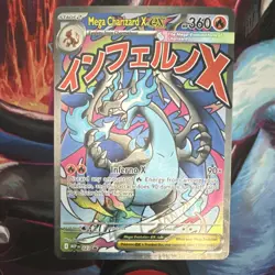 Mega Charizard X Promo Holo 023 Me: Mega Evolution 360 HP English Pokemon TCG - Image 1