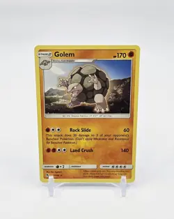 Golem Rare Pokemon TCG Hidden Fates 35/68 - Image 1