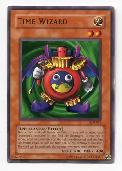 Yu-Gi-Oh! Time Wizard Common SDJ-015 englisch Zeitzauberer - Image 1