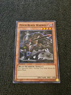 Yugioh! 1x Pitch-Black Warwolf - BP02-EN030 - Mosaic Rare - 1st Edition - Image 1