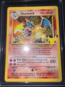 Pokemon TCG Charizard Celebrations 2021 Holo Card Classic Collection - Image 1