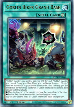 Goblin Biker Grand Bash - PHNI-EN060 - Ultra Rare - 1st Edition Yugioh - Image 1