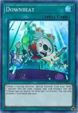 Downbeat - EXFO-EN063 - Super Rare 1st Edition Yugioh - Image 1