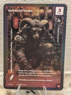 Wonders of The First Bartokk the Charger Mythic Rare Call Of Stones 🔥Foil🔥 - Image 1