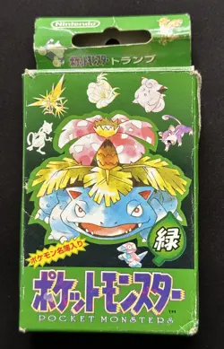 Japanese Pokemon Poker Playing Cards 1996 Green Venusaur include Charizard etc - Image 2