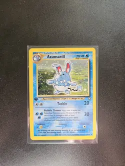 Pokemon Neo Genesis Pichu & Azumarill Holo Cards Lot 2000 English Vintage - Image 2