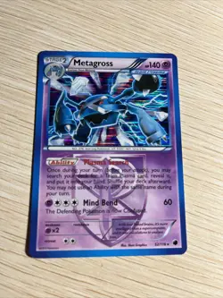Pokemon TCG Metagross Plasma Freeze Holo Rare Card 52/116 2013 Team Plasma - Image 1