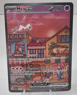 Pokemon Mew ex Promo Scarlet & Violet Promo Cards 053 Pokemon 151 Illustration - Image 1