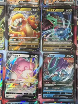 Pokemon 16 Card Lot nm V Max Mega SR Amazing Ex HOLO Rare Hits Only R72 - Image 2