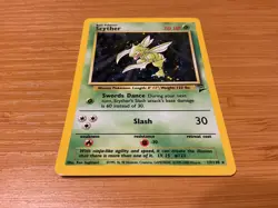 NEW POKEMON BASE SET 2 HOLO CARD #17 OF 130 "SCYTHER" - Image 1