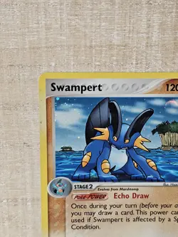 Swampert 27/100 EX Crystal Guardians Holo Rare Pokemon Card TCG - Image 3