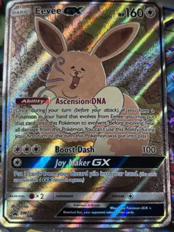 Pokemon Eevee GX Basic Holo SM233 Promo Colorless 2019 English TCG Card Stock - Image 1