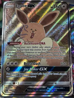 Pokemon Eevee GX Basic Holo SM233 Promo Colorless 2019 English TCG Card Stock - Image 2