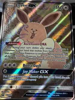 Pokemon Eevee GX Basic Holo SM233 Promo Colorless 2019 English TCG Card Stock - Image 4