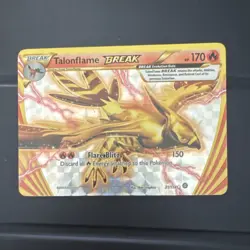 Pokemon Talonflame BREAK 21/114 XY Steam Siege Rare Holo 170HP English Card - Image 1
