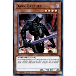 DASA-EN042 Dark Grepher Super Rare 1st Edition YuGiOh Card - Image 1