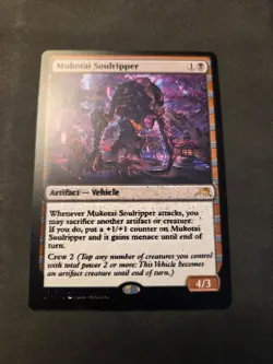 MTG MISPRINT - Mukotai Soulripper Extended Art Regular - Kamigawa: Neon Dynasty - Image 1