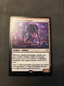 MTG MISPRINT - Mukotai Soulripper Extended Art Regular - Kamigawa: Neon Dynasty - Image 2