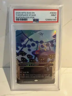 2025 Thespian’s Stage PSA 9 Mint Borderless Foil #44 MTG EOS EN - Image 1