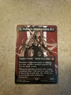 Sephiroth, Fabled SOLDIER (0382) (Borderless) Final Fantasy Regular - Image 1