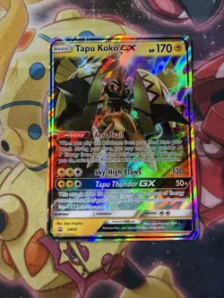 Tapu Koko GX - SM33 - Holo - Black Star Promo - Pokemon Card - Image 1