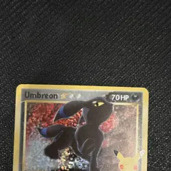 Pokemon Umbreon Star 17/17 Celebrations Classic Collection Full Art Holo Card - Image 2