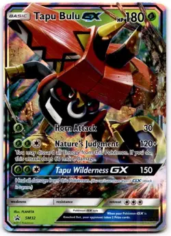 Tapu Bulu GX - SM32 Holo Promo Sun & Moon Promo Pokemon Holo Near Mint - Image 1