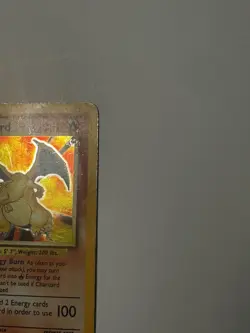 CHARIZARD 4/102 HOLO RARE BASE SET UNLIMITED POKEMON HP- - Image 4