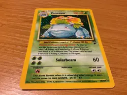 NEW POKEMON BASE SET 2 HOLO CARD #18 OF 130 "VENUSAUR" - Image 1