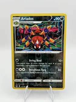 Ariados 113/196 Lost Origin Pokemon TCG Reverse Holo Rare NM - Image 1