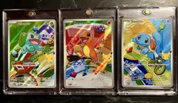 Pokemon MEP Bulbasaur Charmander Squirtle Holo Lot English - First Partners - Image 1