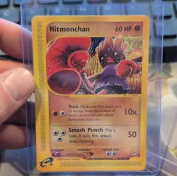 Pokemon Hitmonchan Aquapolis 081/147 Common Basic 60HP Rush Smash Punch English - Image 1