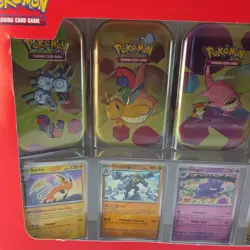 2025 Pokemon Scarlet and Violet 151 Mini Tin 4-Pack Sealed - Image 2
