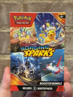 Pokemon TCG Surging Sparks Booster Bundle Brand New Sealed | 6 Booster Packs - Image 2