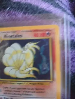 1999 POKEMON NINETAILS HOLO BASE SET #12/102 - Image 4