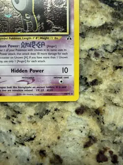 Pokemon TCG Neo Discovery Unknown A 14/75 MP - Image 3