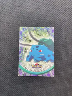 Carte Pokemon Bulbizarre #01 TOPPS Serie 1 Francais Ultra Rare FR - Image 1