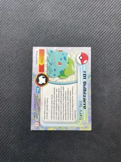 Carte Pokemon Bulbizarre #01 TOPPS Serie 1 Francais Ultra Rare FR - Image 2