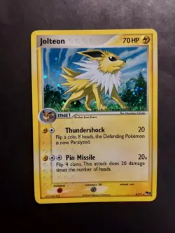 Pokemon TCG Jolteon 3/17 Rare Holo Pop Series 3 - Image 1