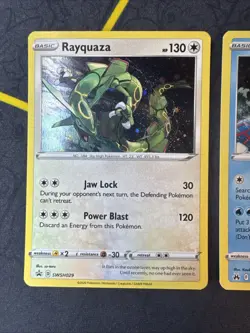Rayquaza SWSH029 Holo Sword & Shield Black Star Promo Kyogre Holo Pokemon - Image 2