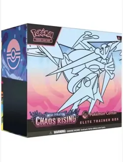 CONFIRMED Presale Chaos Rising Pokemon Center ETB Elite Trainer Box PRESALE - Image 1