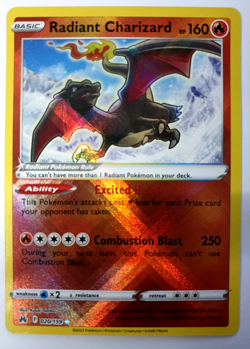 Pokemon: Crown Zenith - Radiant Charizard - HOLO Rare - NM 020/159 - Image 1
